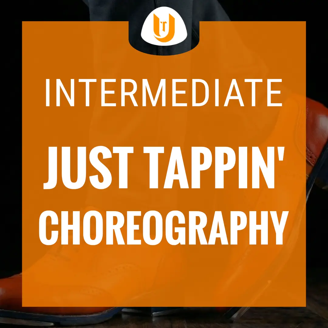 Just Tappin' intermediate tap dance choreography product graphic